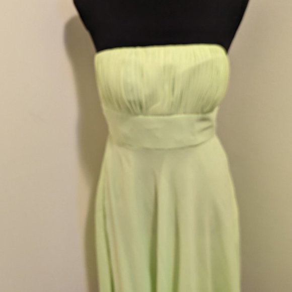 Flirty Neon Lime Strapless Dress: Never Worn - Picture 6 of 6
